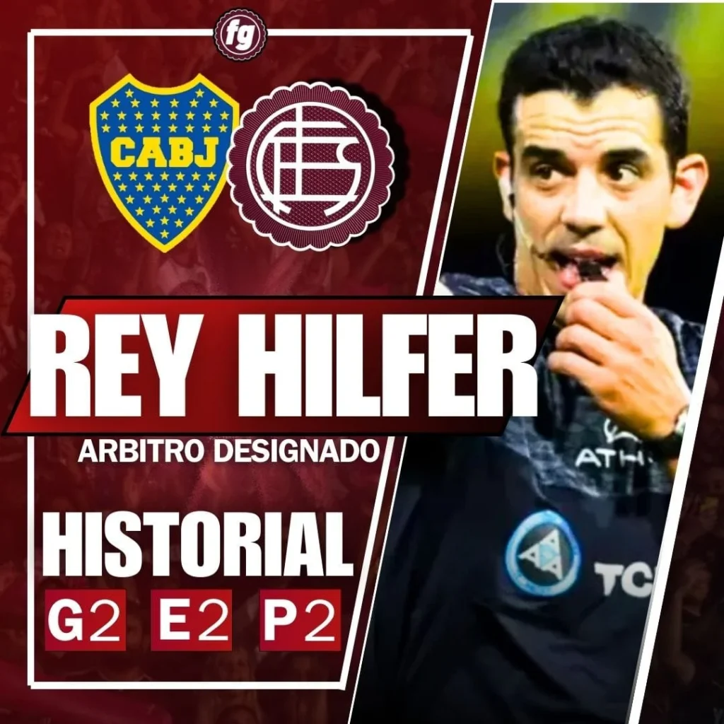 Rey Hilfer árbitro Boca Lanús