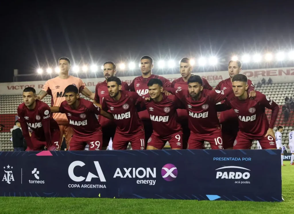 Equipo Lanús Vélez Copa Argentina