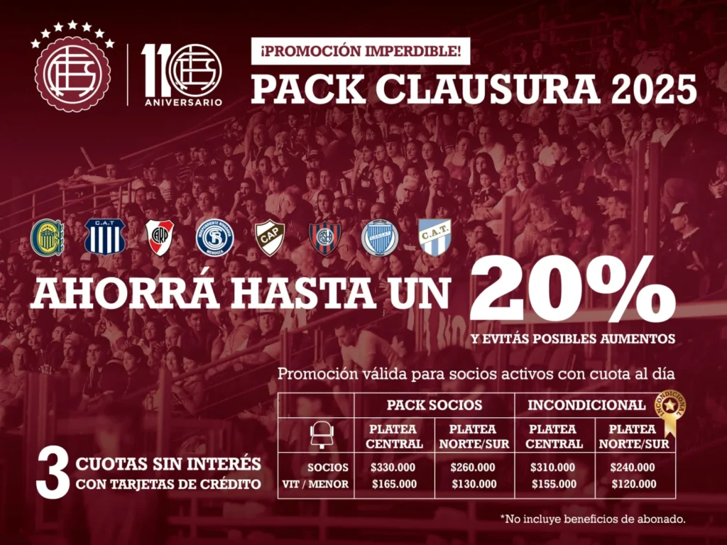 Promoción partidos de local