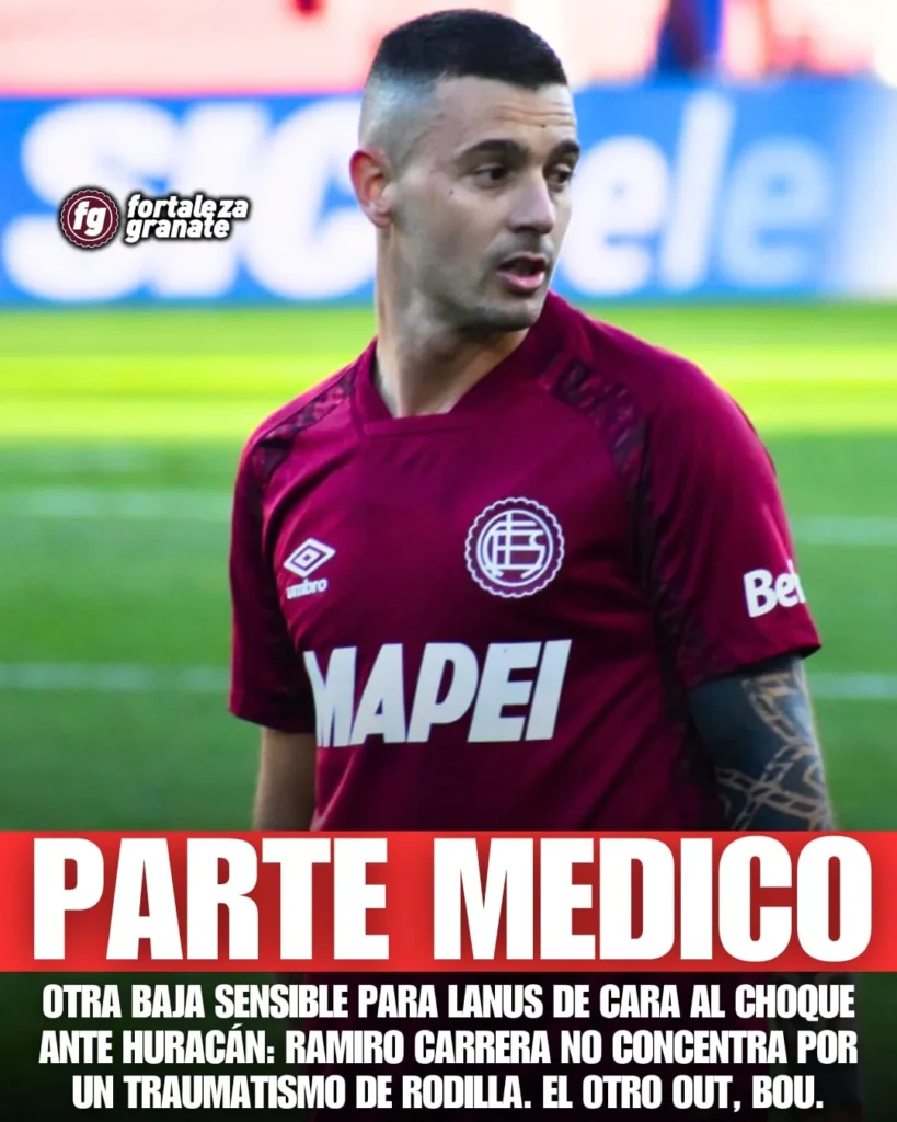 Ramiro Carrera lesionado