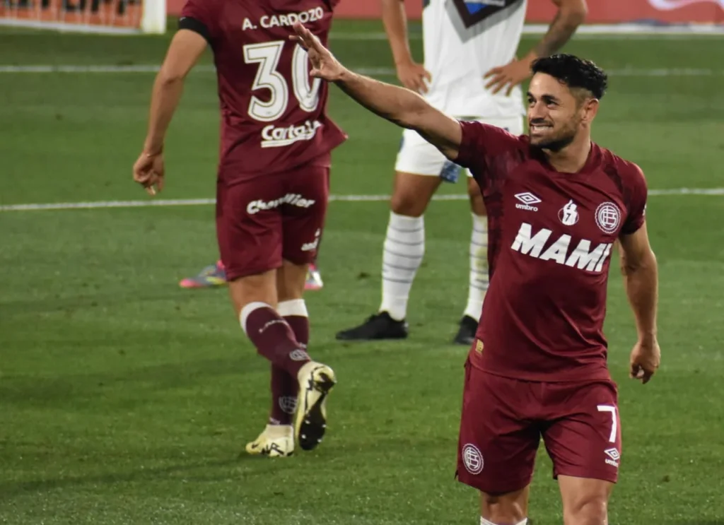 Lanús 2 Godoy Cruz 0 Lautaro Acosta récord
