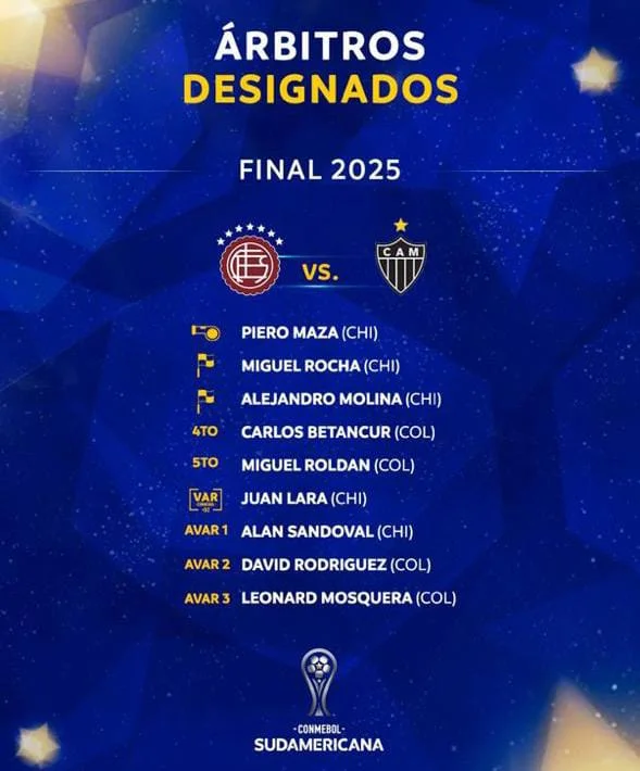 Autoridades final Sudamericana