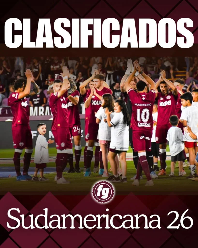 Lanús clasificado Copa Sudamericana 2026
