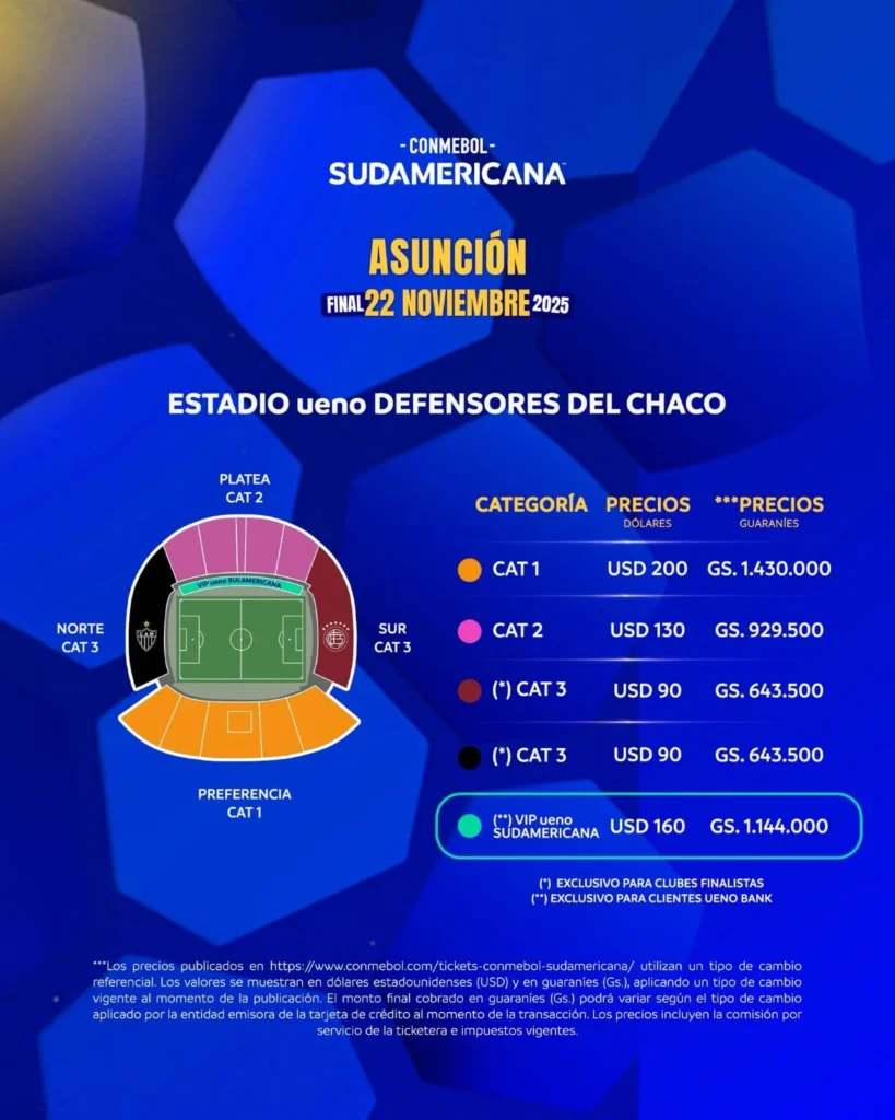 Entradas final Copa Sudamericana