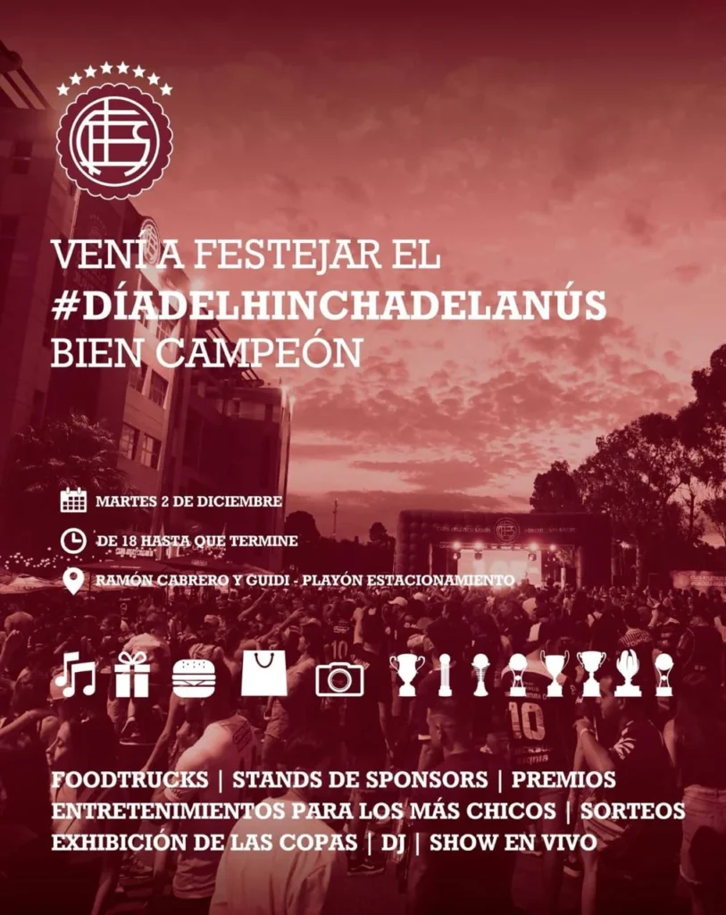 Festejo por el día del hincha