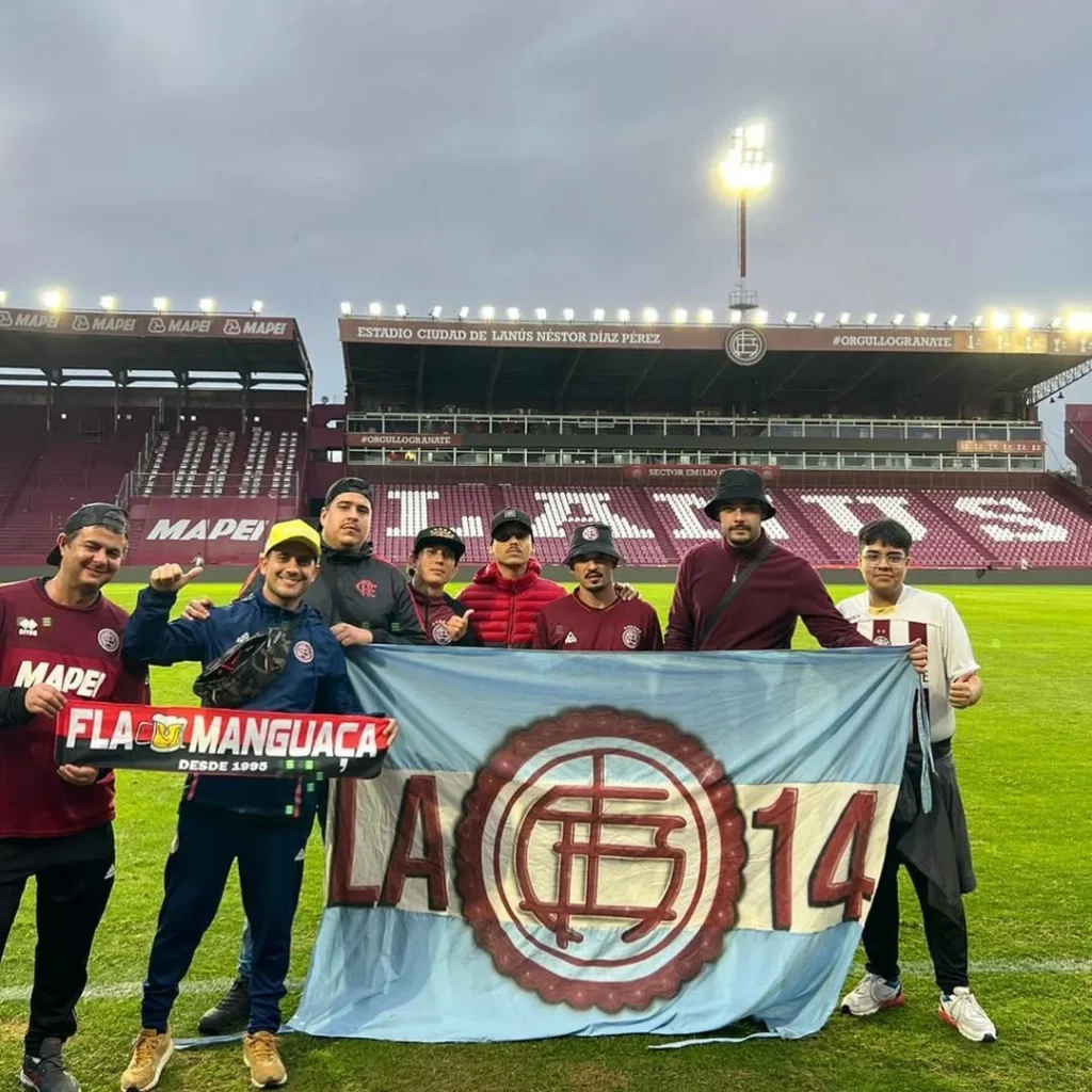Amistad entre Lanús y Flamengo