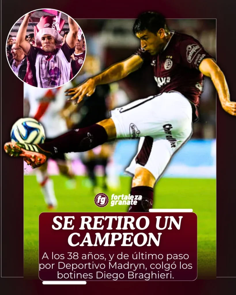 Diego Braghieri retiro del fútbol