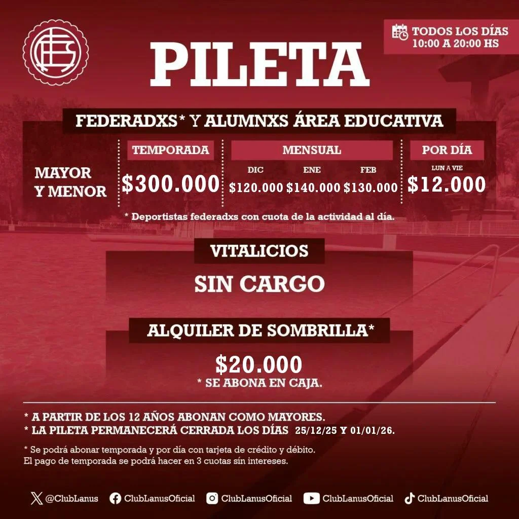 Pileta Club Lanús