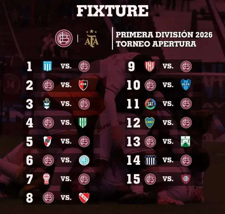 Fixture fútbol femenino
