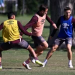 Entrenamiento Lanús previo a Mirassol