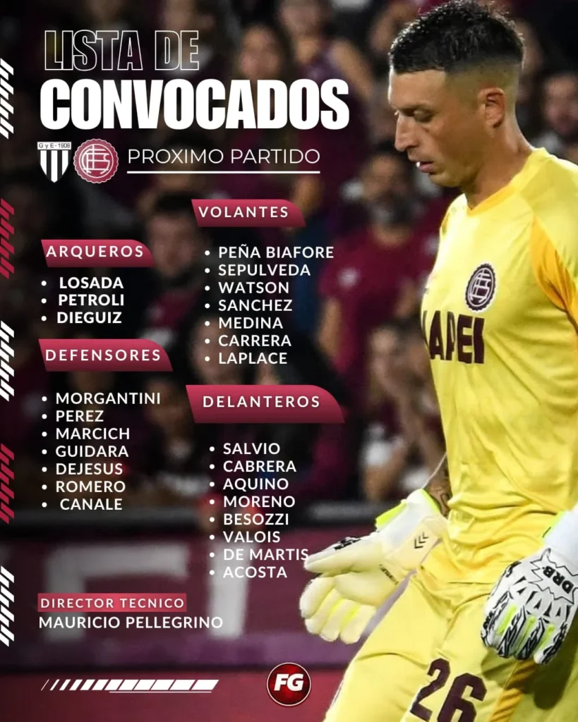 Convocados vs. Gimnasia de Mendoza