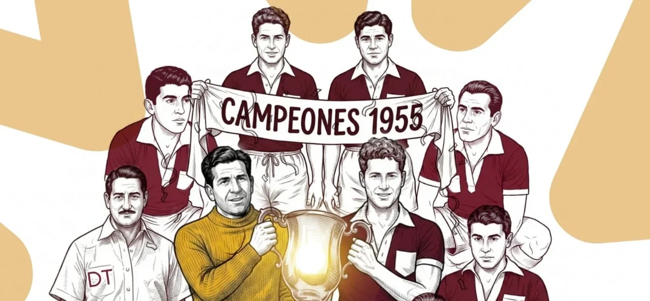 Lanús campeón Copa Perón 1955