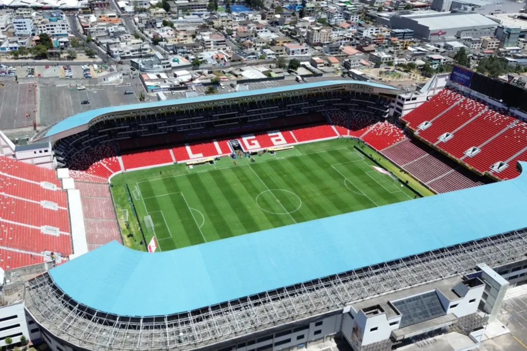 Liga de Quito estadio altura