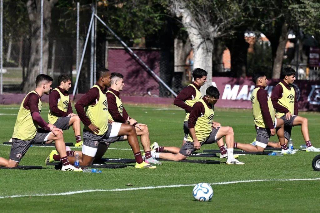 Lanús entrenamiento