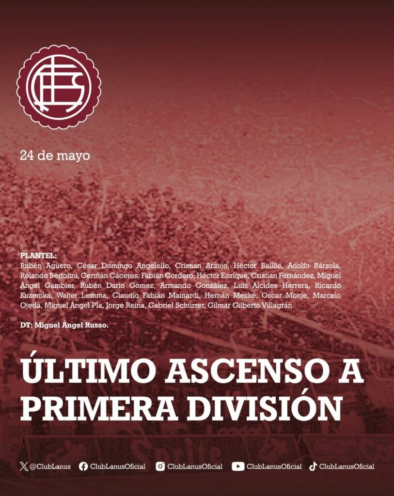Ascenso Lanús 1992
