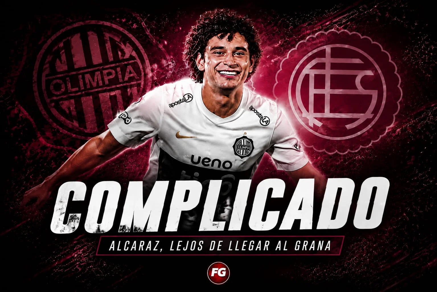 Adrián Alcaraz caída su llegada a Lanús