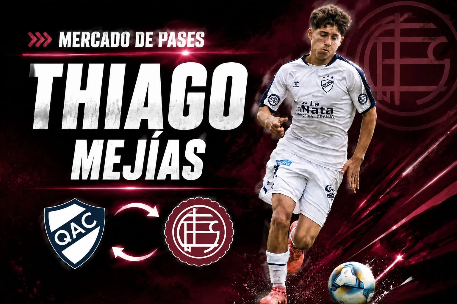 Thiago Mejías juvenil de Quilmes