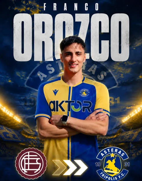 Franco Orozco al Asteras Tripolis de Grecia