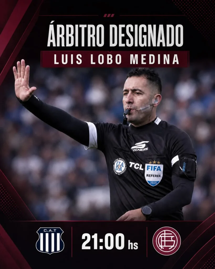 Luis Lobo Medina Talleres Lanús