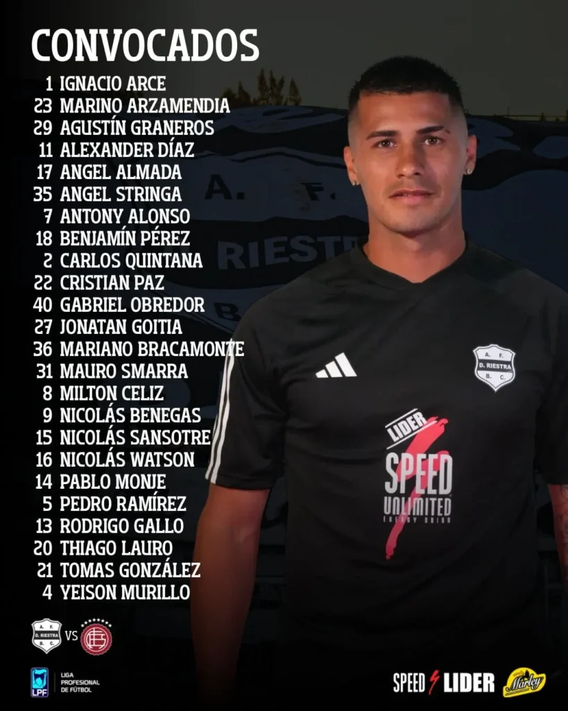 Riestra convocados