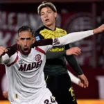 Izquierdoz gol Lanús 1 Defensa 0