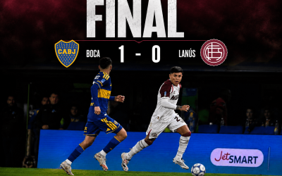 Sigue la mala racha: Lanús cayó por 1 a 0 ante Boca, en la última jugada