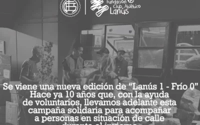 Frío Cero: Temporada 10 de la acción de Fundación Club Lanús