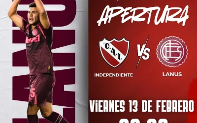 Sin Marcelino y Castillo, Lanús enfrenta a Independiente