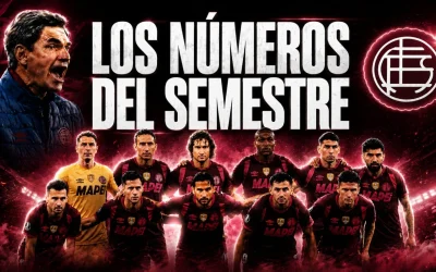 Con un título histórico: Los números de Lanús en el semestre