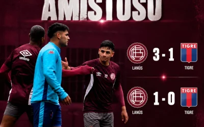 Pretemporada: Lanús superó a Tigre en el primer amistoso