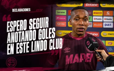 Valois: «Espero seguir anotando más goles con este lindo club»