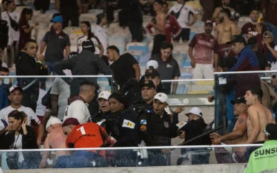 Vergüenza: La policía brasileña reprimió a la gente de Lanús