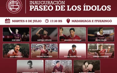 Inauguración del Paseo de los Ídolos
