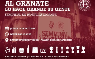 Pantalla gigante para la Ida de Semifinales de Sudamericana