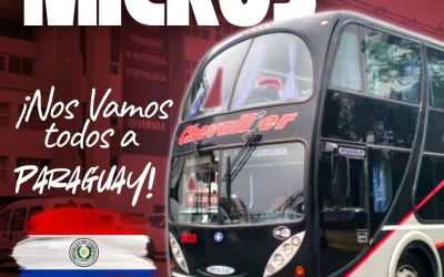 ¡Agotado el remanente de micros para viajar a Paraguay!