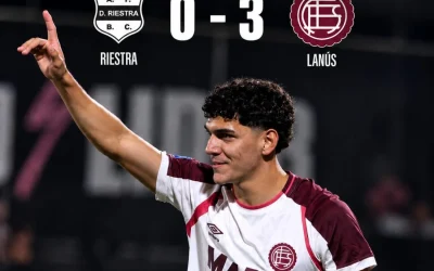 Siempre hay una primera vez: Lanús fue contundente y goleó a Riestra